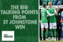 There were plenty of talking points from Hibs' victory over St Johnstone. (Image: SNS Group)