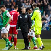 Nick Montgomery was jeered by some Hibs fans at the end of the defeat by St Johnstone