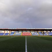 A general view of Ross County's Global Energy Stadium
